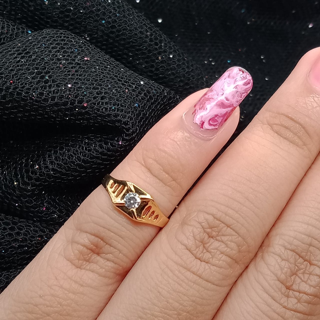 Cincin Anak Emas - 0.85 Gr Kadar 750 - 4451