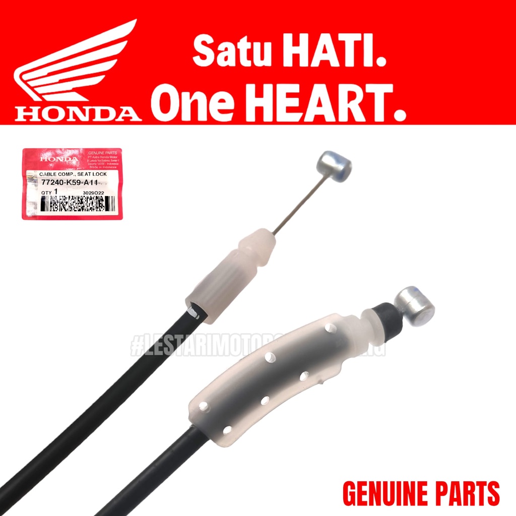 KABEL KUNCI JOK VARIO 125 150 ESP 77240-K59-A11 ASLI AHM