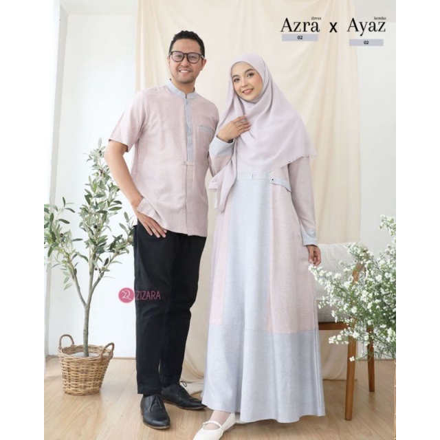 AZRA DRESS × AYAZ KEMKO by ZIZARA | COUPLE SET | SARIMBIT