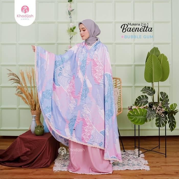 Khadijah Label - Mukena Jumbo Baenetta 2 in 1 All Size