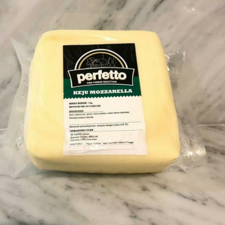 

♫ Keju Mozarella Perfetto 1KG / Mozzarella Cheese perfetto 1kg ●