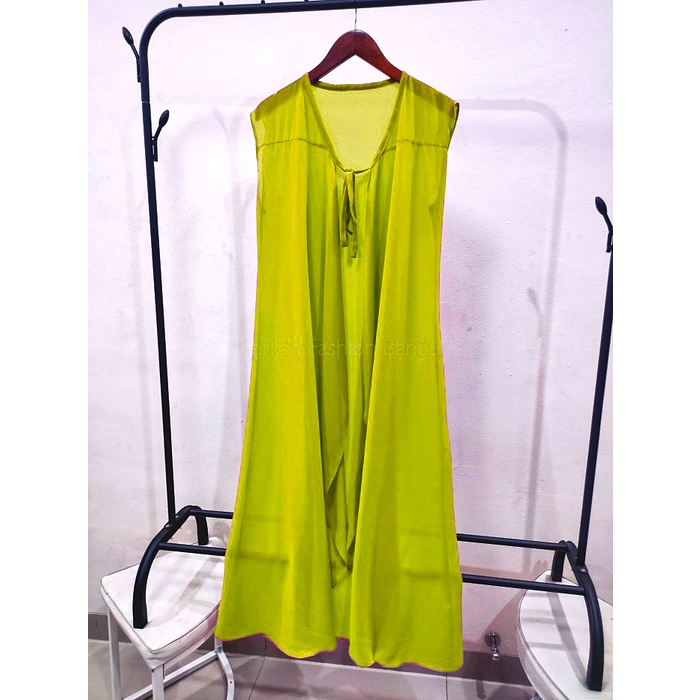 [COD] Bayar Ditempat Outer kalong - long cardigan//baju tangan pendek//pakai trendy//baju outer//luaran wanita/Outer Ceruty Polos / Long Outer XXL / Outer Seruty / Outer Hijab Cardigan / Outer fashion muslim shop/shazfa.apparel/outerwear cantik