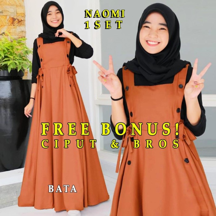 baju gamis anak remaja tanggung perempuan terbaru usia 13 - 15 tahun