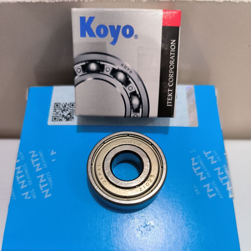 BEARING LAHER 6201 ZZ KOYO BEARING RODA DEPAN VARIO BEAT KARISMA ORIGINAL KOYO JAPAN