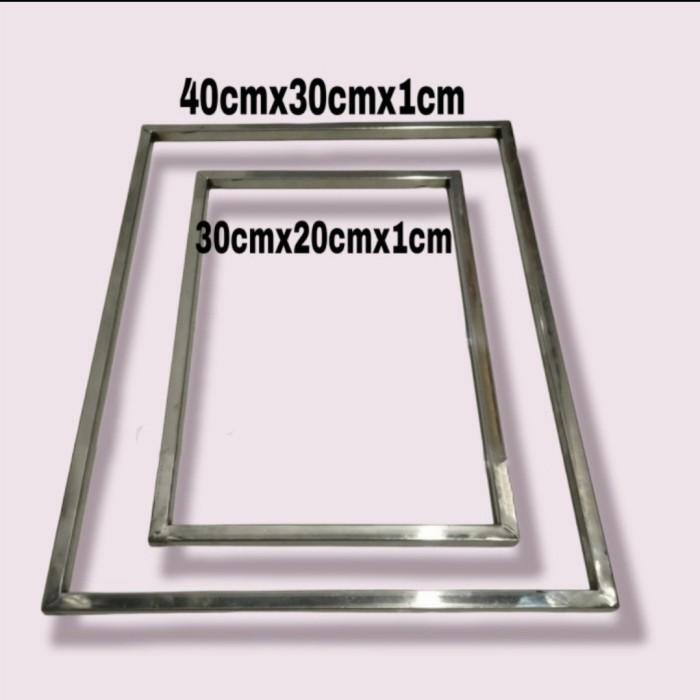 Bingkai Kue Kering Stainless/Bingkai Perata Adonan Kue Kering