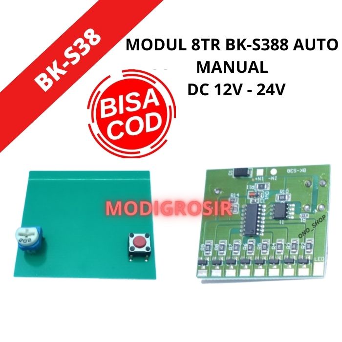 Modul Led 8TR 10 Kombinasi (Auto & Manual) - BK-S38
