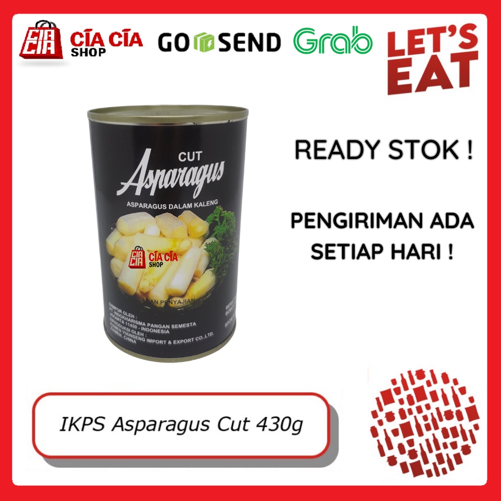 IKPS Asparagus Cut Kaleng 430gr Asparagus Pendek Asparagus Potong