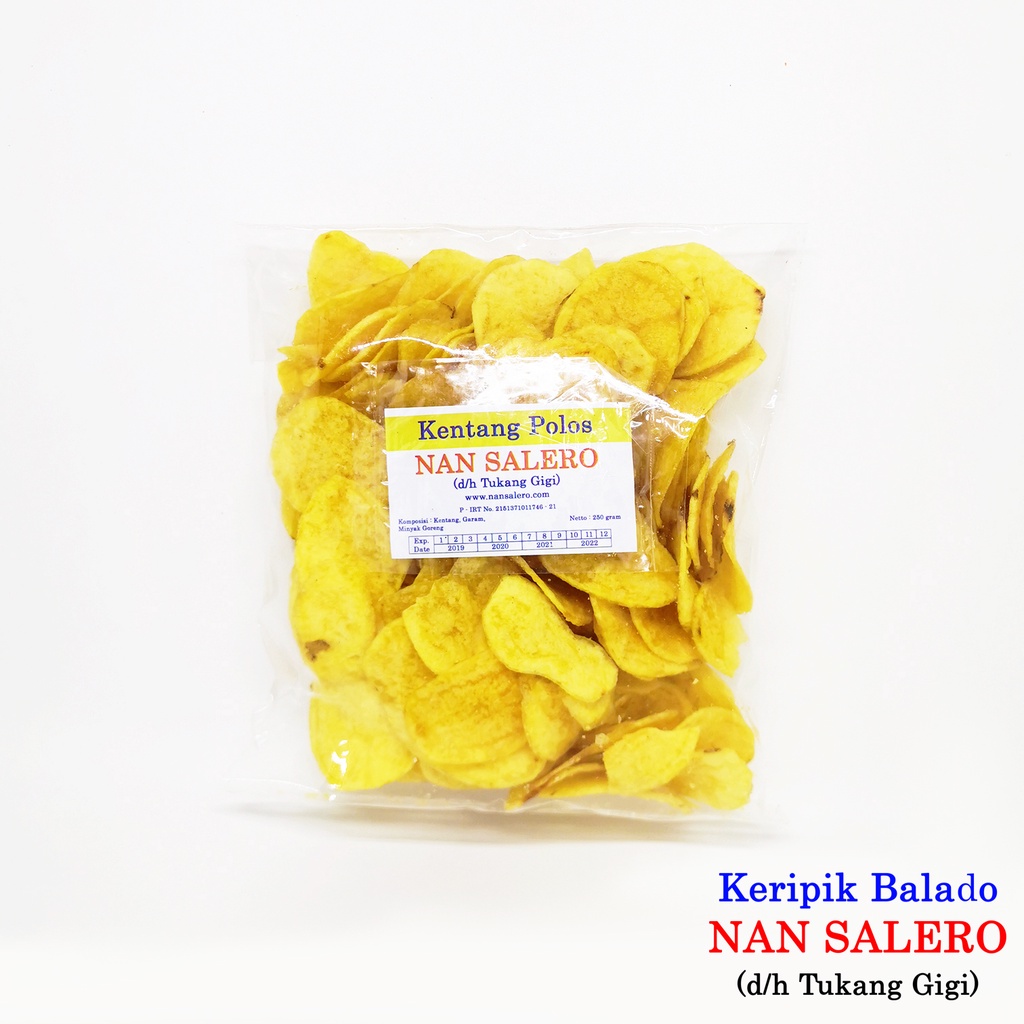 

Keripik Kentang Polos Original Nan Salero