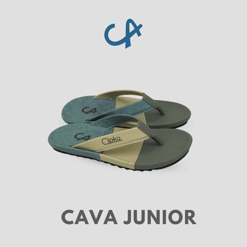 Sandal Jepit Anak Laki Laki Junior Sendal Flipflops Anak Pria Santai Anti Slip Cloka Cava Junior