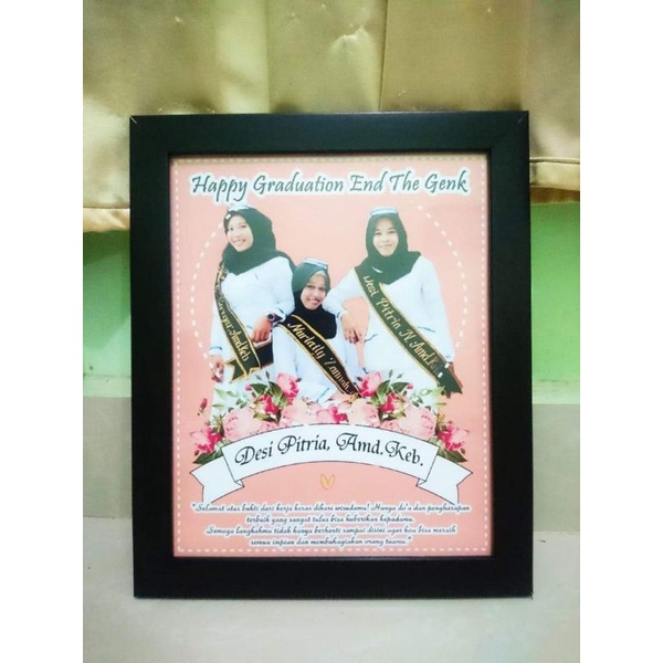 kado ultah bingkai dan foto 10r