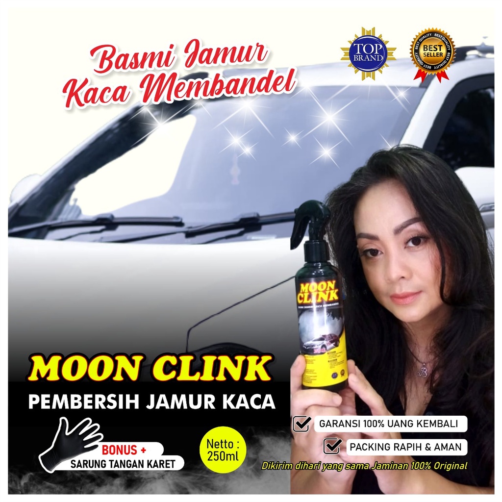 PEMBERSIH JAMUR KACA MOBIL CAIRAN OBAT PENGHILANG KERAK ANTI JAMUR BODY KACA MOTOR