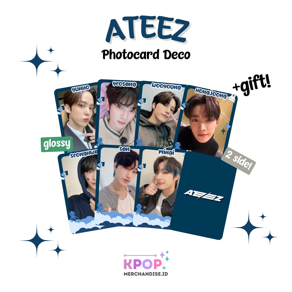ATEEZ PHOTOCARD DECO