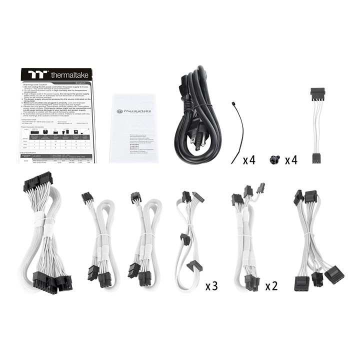 PSU Thermaltake Toughpower GF1 Snow 650W 80 Plus Gold Fully Modular