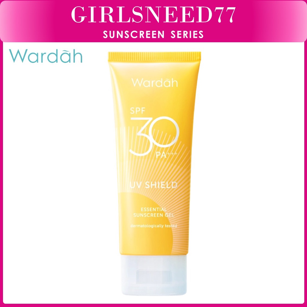 Wardah UV Shield Essential Sunscreen Gel SPF 30 PA +++ 40 ml Girlsneed77 COD