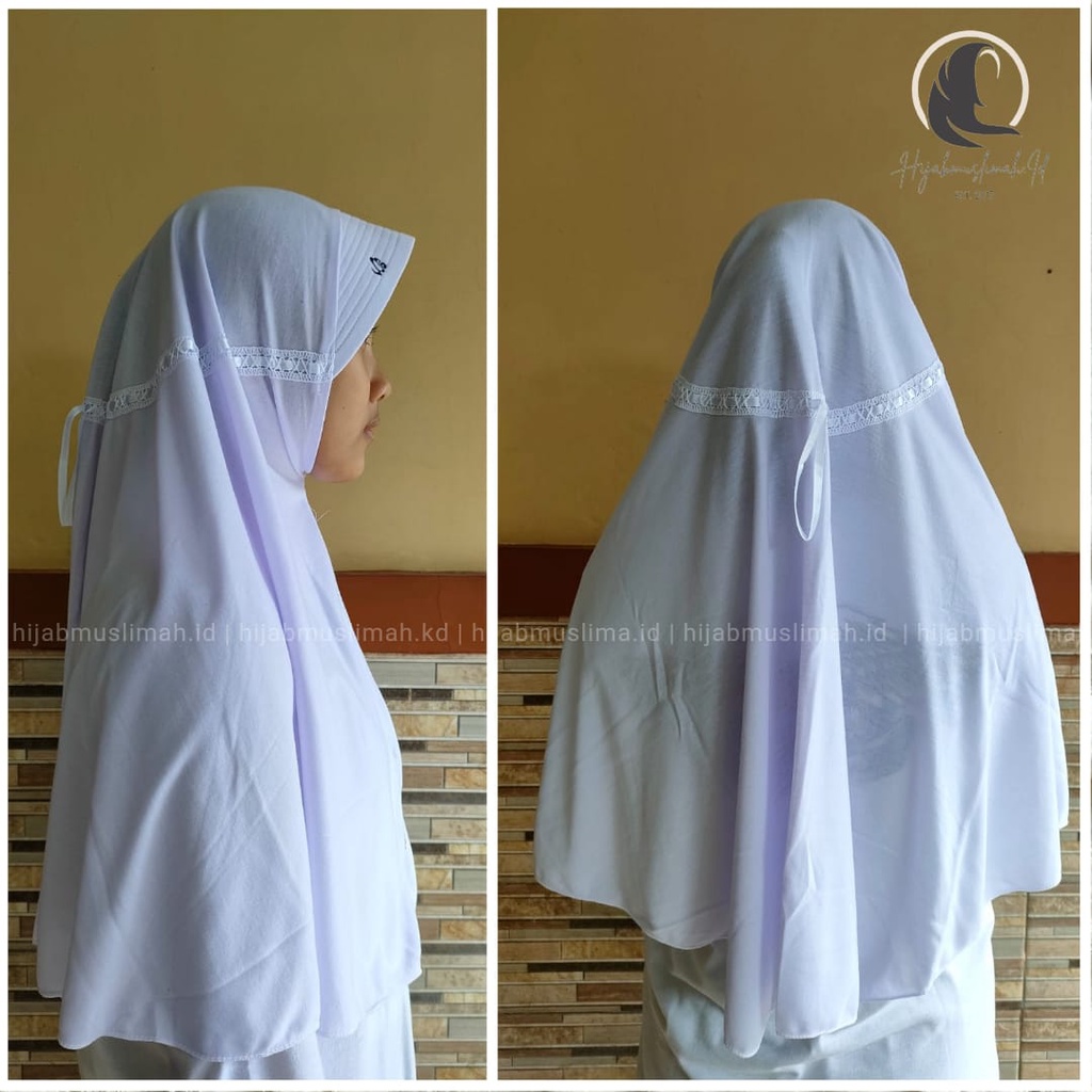 Jilbab Instan Serut Jilbab Sekolah ala Rabbani Jumbo Dewasa Serut