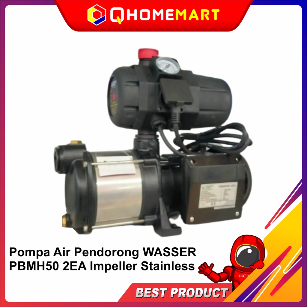 Pompa Air Pendorong WASSER PBMH50 2EA Impeller Stainless