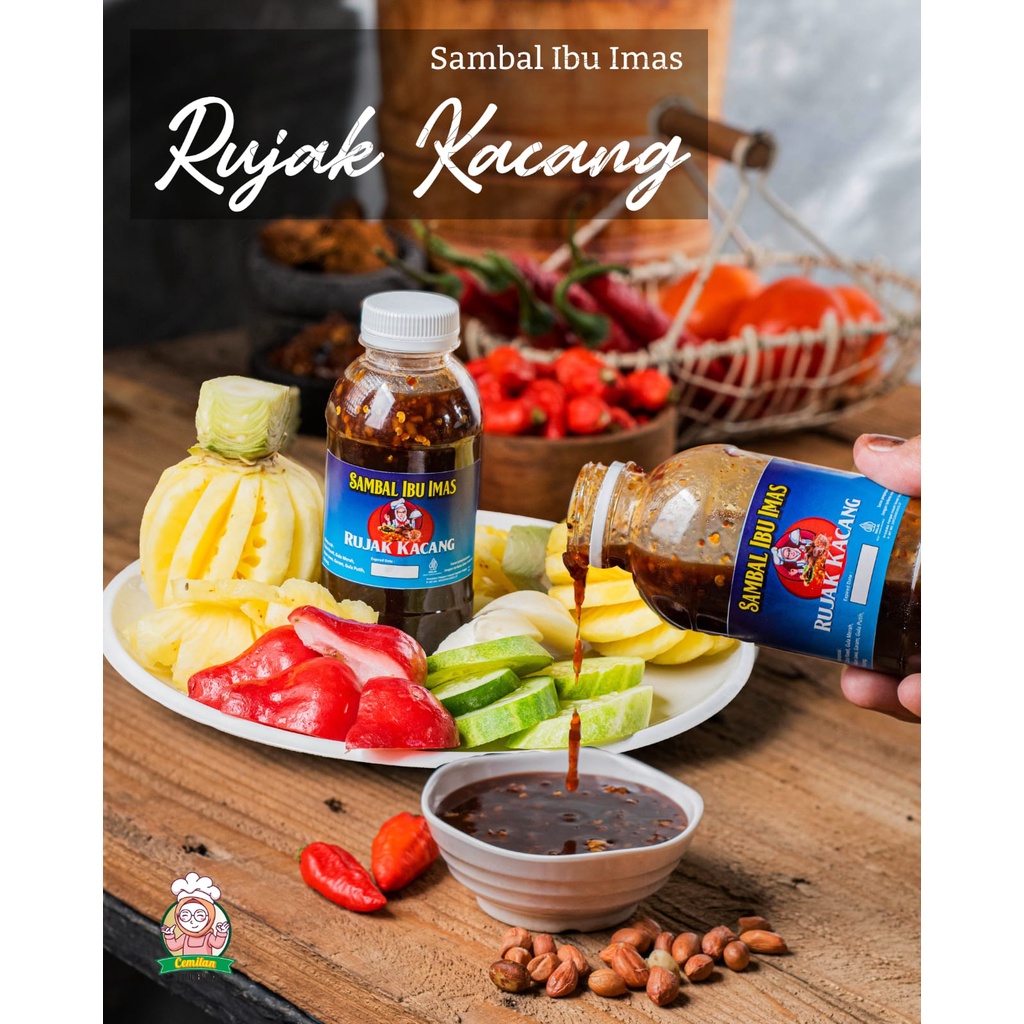 

Sambal Rujak Uleg Kacang Bu Imas 200 Gr Pedas Termurah