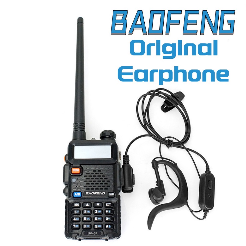 【COD】Earpiece Earphone HT Handy Talkie Baofeng Walkie Talkie headset TWO Way Radio Headset