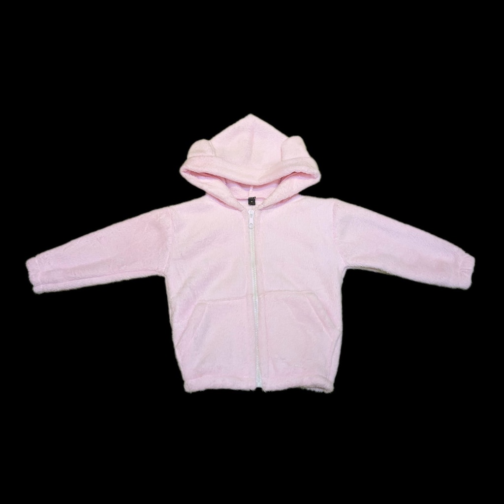 Sweater Zipper Bulu Sherpa Anak