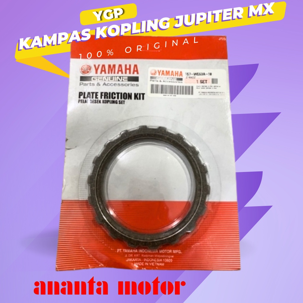 PLAT KAMPAS KOPLING JUPITER MX OLD ORIGINAL YAMAHA 1S7-WE63A-10 Disc Cluth 1S7WE63A10