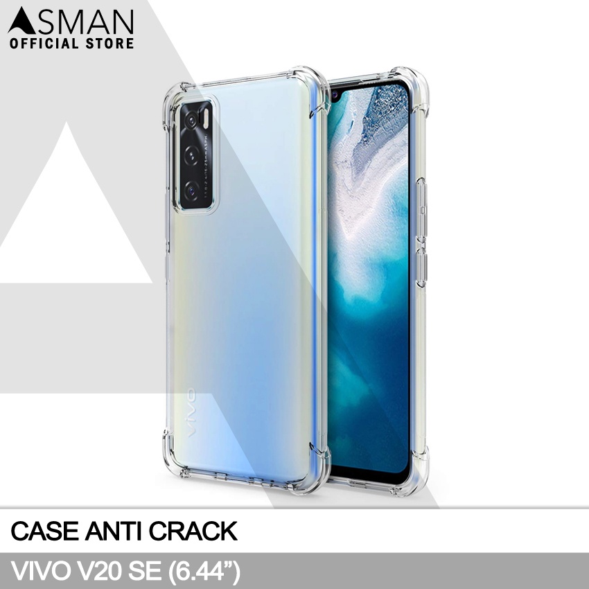 Anti Crack Vivo V20 SE (6.44&quot;) | Soft Case Anti Bentur - Clear