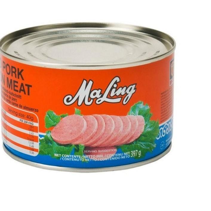 

☝ MA LING LUNCHEON PORK 397 GRAM TTS CANNED / DAGING HAM BABI MALING KALENG ✲