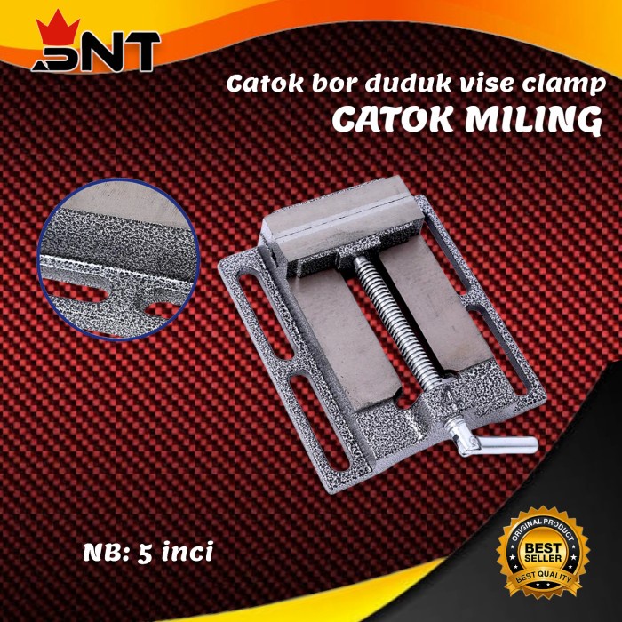 Catok Bor Duduk Ragum Tanggem Bor Duduk 5Inch / Catok Bor Duduk 125 Mm