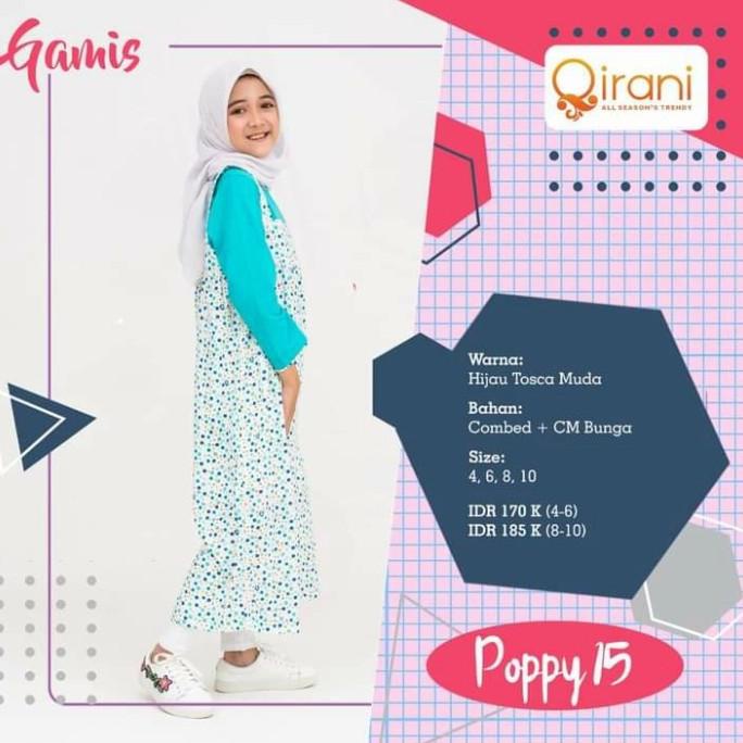 GAMIS ANAK QIRANI POPPY 15 BRENDED PROMO