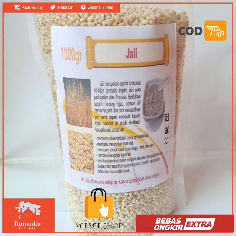 

Barley / Biji Jali-Jali Product Of Holland - 1kg