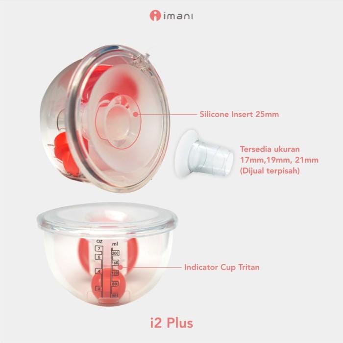 Imani Breast Pump I2 Plus / Breast Funnel Set - Pompa ASI Hansfree