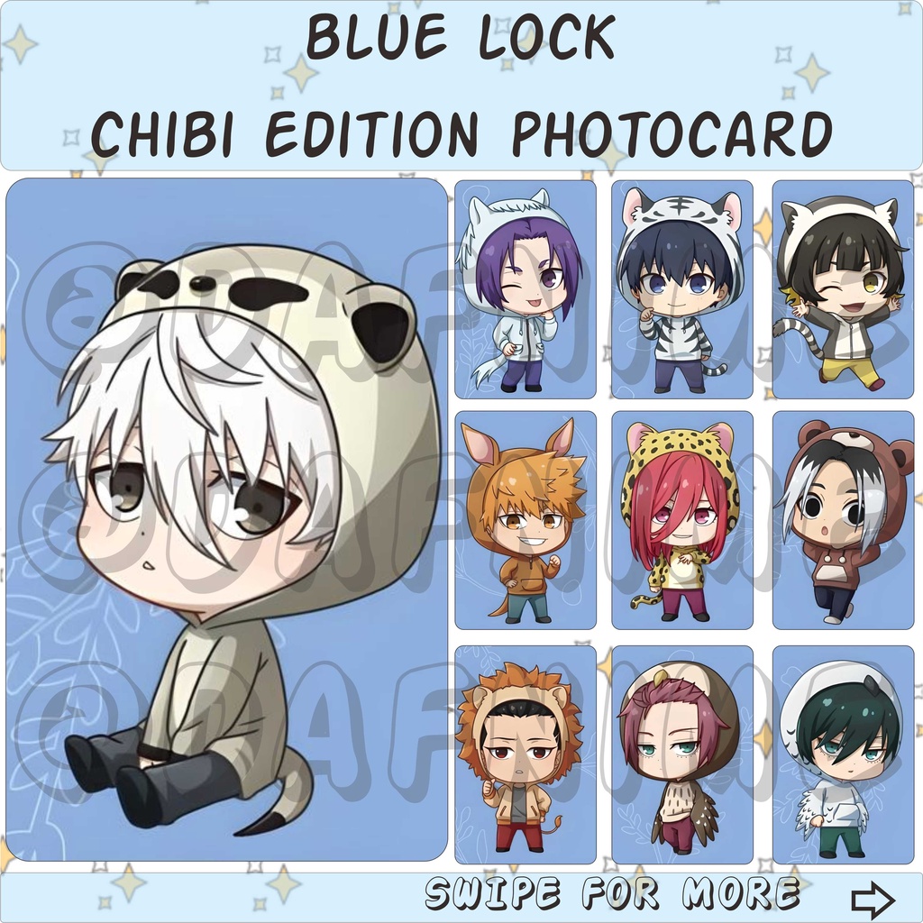 BLUE LOCK CHIBI EDITION PHOTOCARD ANIME