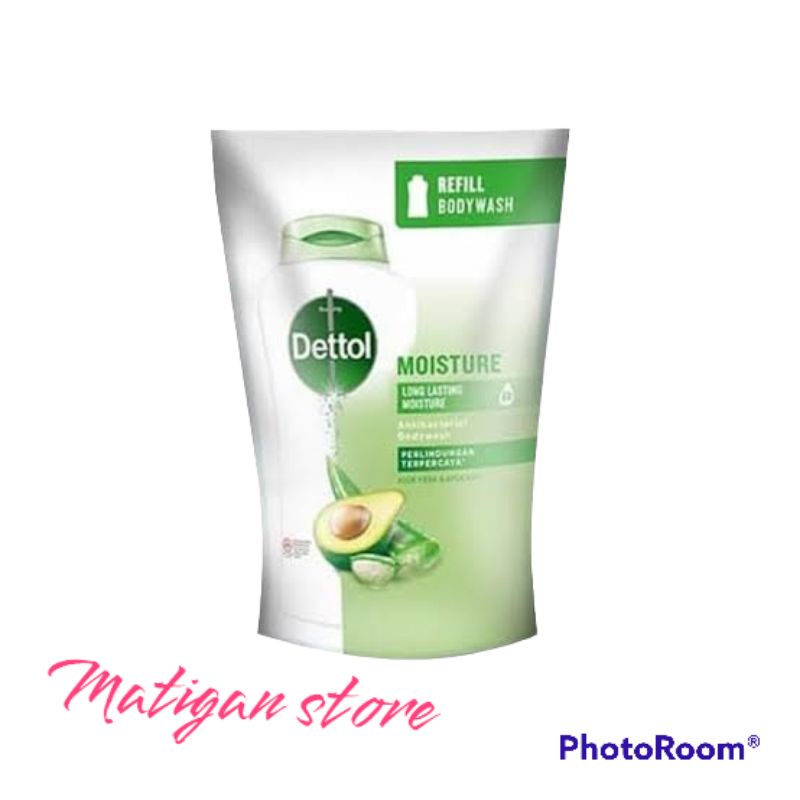 Dettol Bodywash Moisture Aloe Vera &amp; Avocado Refill 410gr