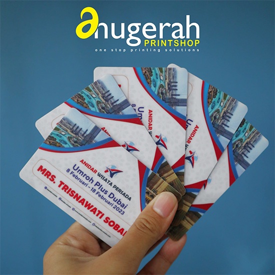 Cetak ID Card Print UV Custom Murah / Cetak Name Tag PVC Custom / Pelajar / Karyawan Custom