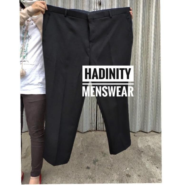 REKOMENDASI CELANA BAHAN HITAM FORMAL BIGSIZE JUMBO NO 45 46 47 48 49 50 51 52 53 LP 120 LP 126 BIG 