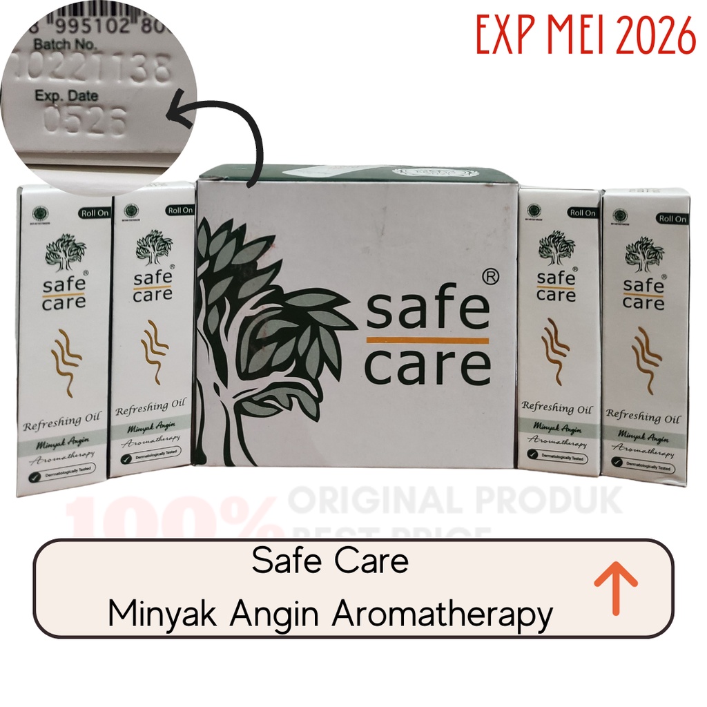 Minyak Angin Safe Care Aromatherapy Roll On