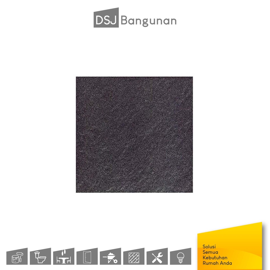 Asia Tile 20x20 Roxy Black / Keramik Lantai