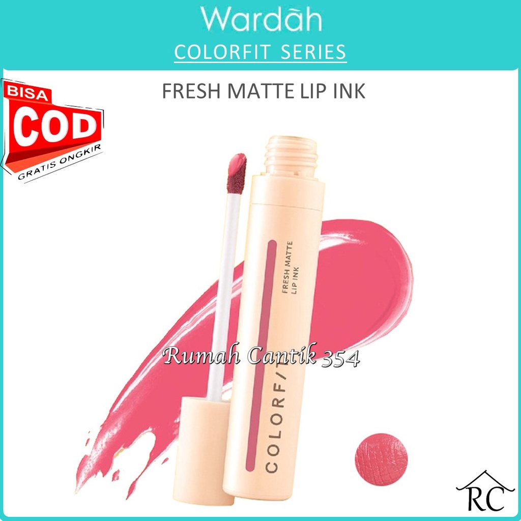 Rumah Cantik BARU! Wardah Colorfit Lip Ink Serum Infused 4g - Lip Cream dengan Serum Medan COD Beauty Cosmetics Skin Care Kosmetik Wajah