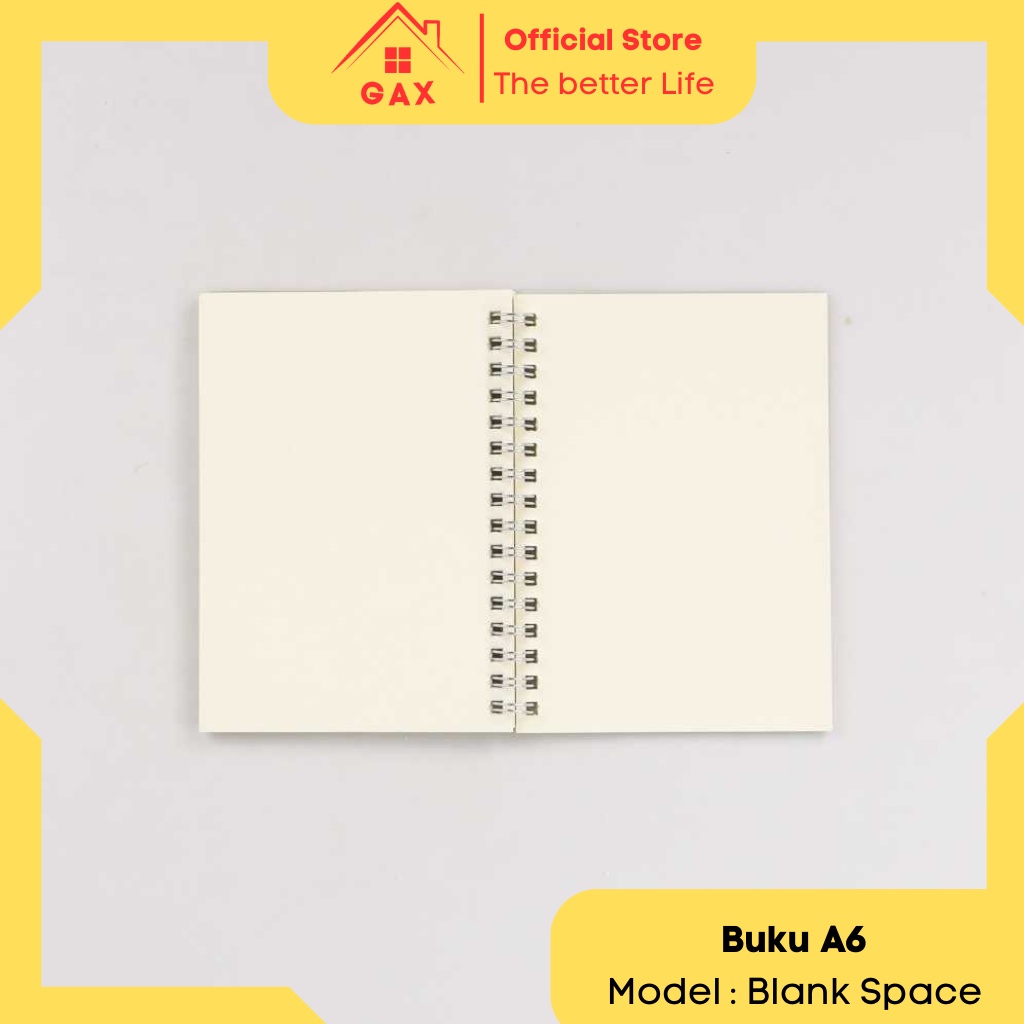 

Buku Binder Catatan Jurnal Harian Notebook Ukuran A6 Premium Belajar