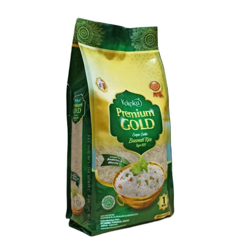 

Beras Basmati Premium Gold kemasan 1kg