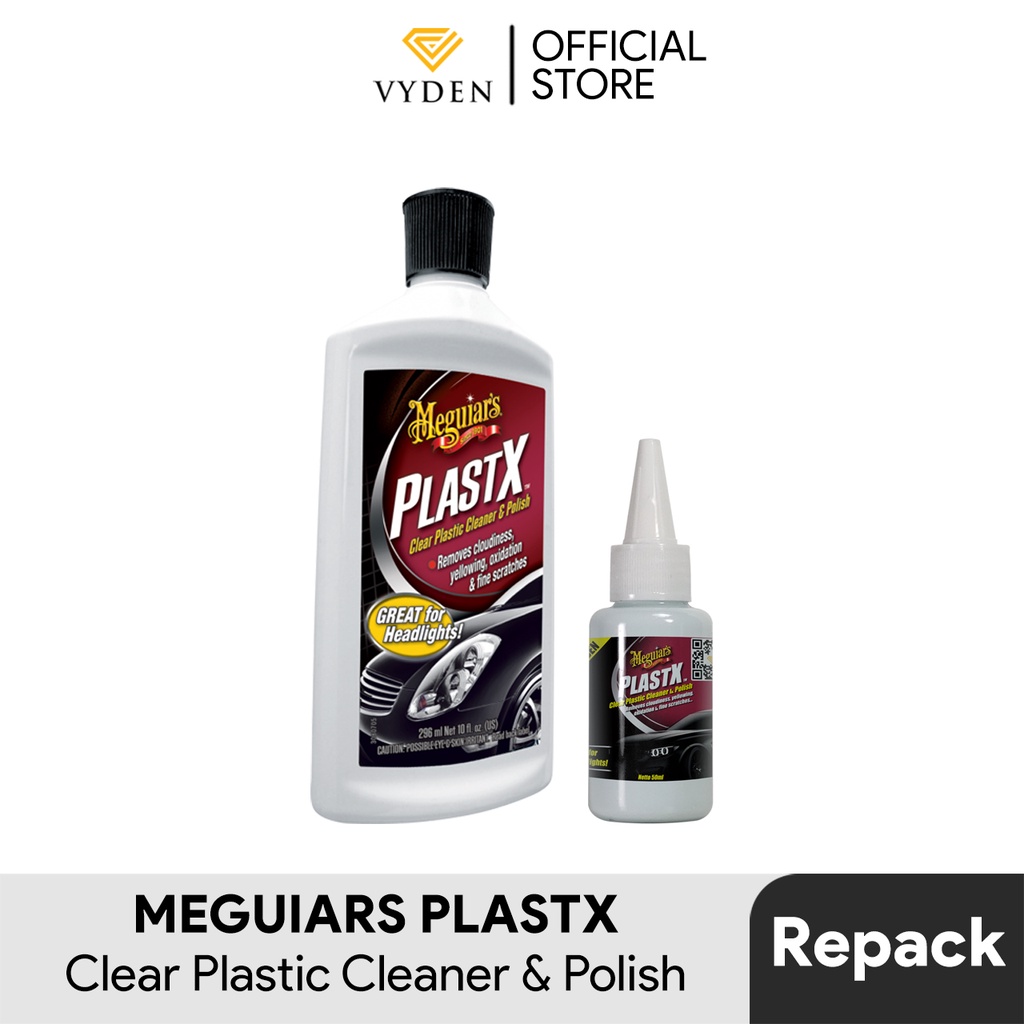 MEGUIARS Plastx Clear Plastic Cleaner Polish 50ml Refill Poles Headlamp dan Plastik Mobil MURAH