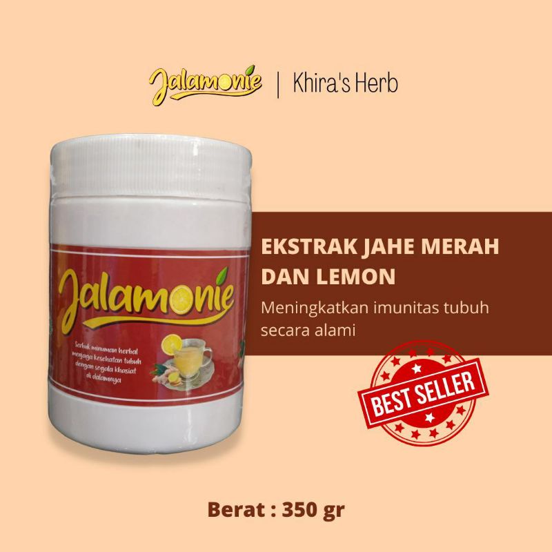 

JALAMONIE (EKSTRAK JAHE, LEMON, REMPAH-REMPAH, DAN GULA AREN), MENINGKATKAN IMUN TUBUH, MENGATASI BATUK, PUSING, FLU