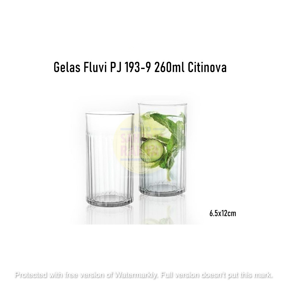 [1pcs] Gelas Fluvi PJ 193-9 Citinova