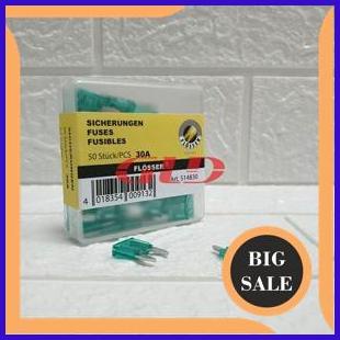 FUSE DX MINI 30A FLOSSER GERMANY - SEKRING TUSUK TANCAP KECIL 1M4R23 limited stock