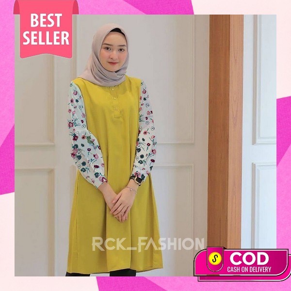 Thalita Tunik / Tunik Remaja / Atasan Wanita Terbaru 2020 /Outfit Muslim Wanita Tunik Sc Tunik Impor