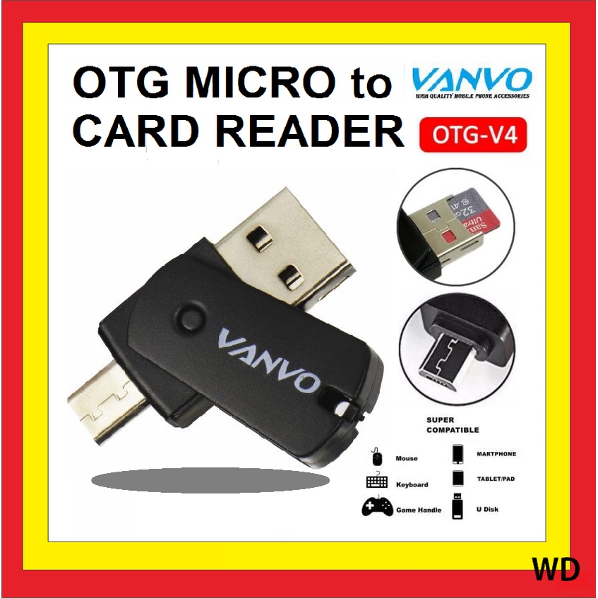 VANVO SMART OTG MICRO USB CARD READER CONNECTION KIT VANVO