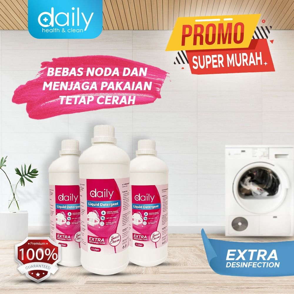 DETERGENT LAUNDRY CAIR PREMIUM / LIQUID DETERGENT LAUNDRY / DETERJEN CAIR 1 LITER