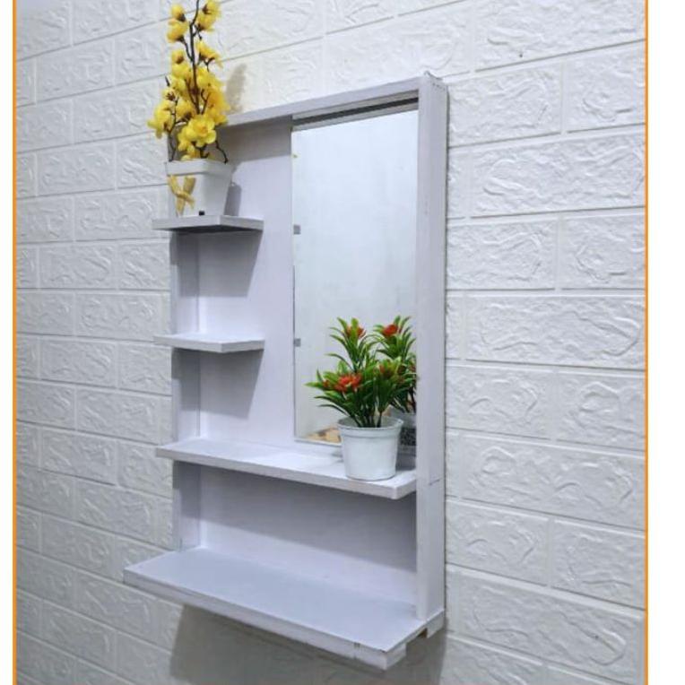 LANGSUNG ORDER RAK KOSMETIK DINDING / KACA RIAS / RAK MAKEUP / RAK CERMIN