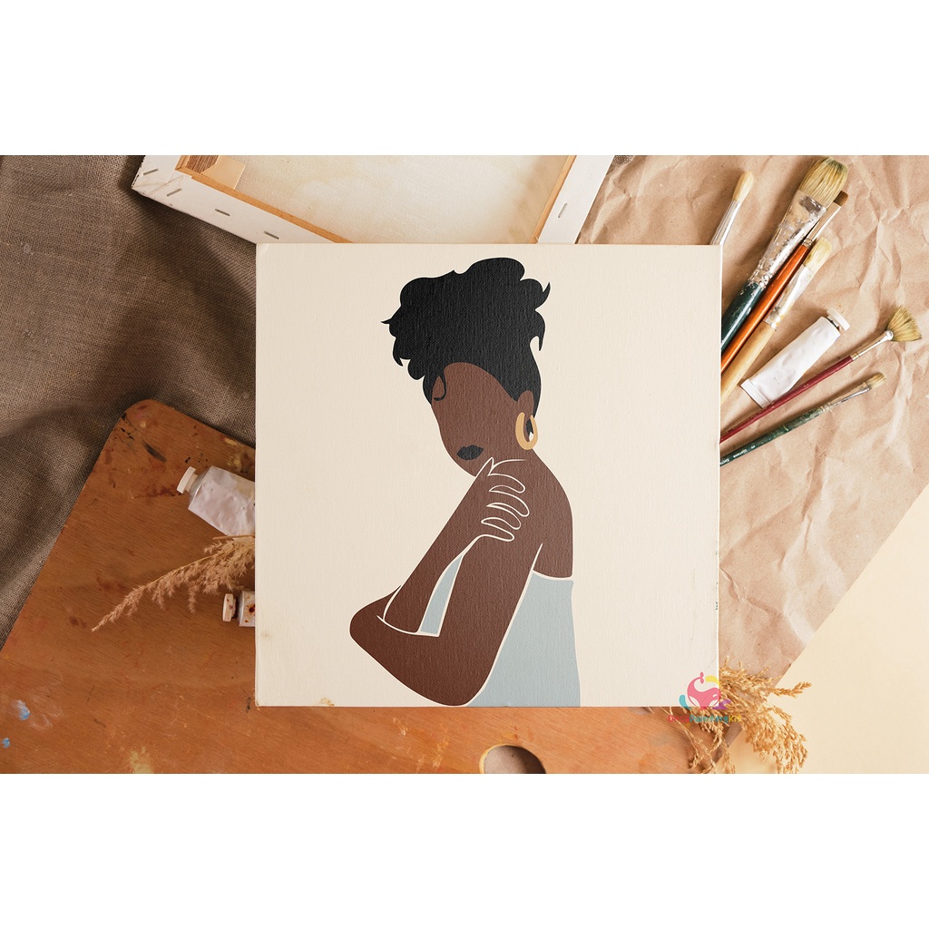 

Paint By Number Kit BOHO WOMEN SQUARE Orca Indonesia Kanvas 20 x 20 cm