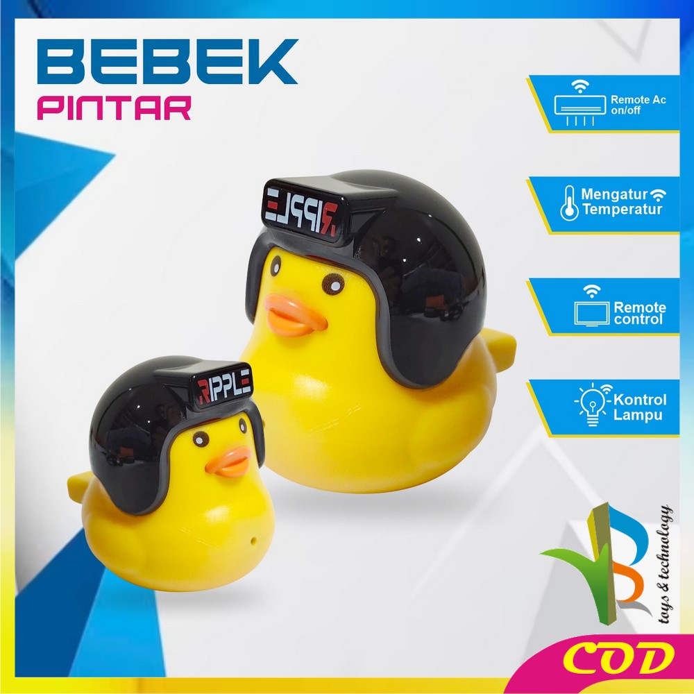 RB-C822 Bebek Pintar Perintah Suara Smart Voice Control Remote TV AC / Smart Home Usb Wireless Voice Command Lampu Malam Untuk Kamar