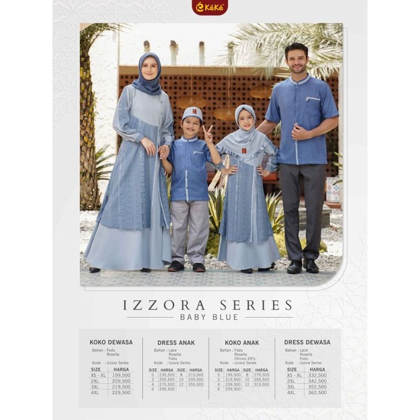 dress dewasa izzora series keke